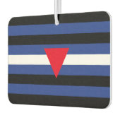 Leren Queer Pride-vlag Luchtverfrisser (Links)