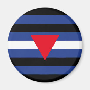 Leren Queer Pride-vlag Magneet