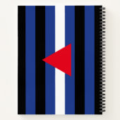 Leren Queer Pride-vlag Notitieboek (Achterkant)