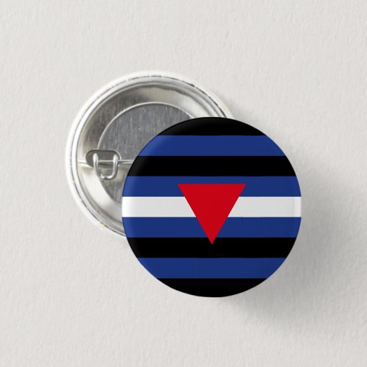 Leren Queer Pride-vlag Ronde Button 3,2 Cm (Voorkant /achterkant)