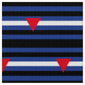 Leren Queer Pride-vlag Stof (Close Up)