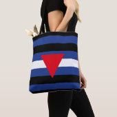 Leren Queer Pride-vlag Tote Bag (Dichtbij)