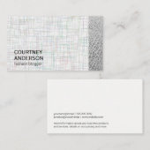 Leren sierstrip | MODE | Stijlvol Visitekaartje (Voorkant / Achterkant)