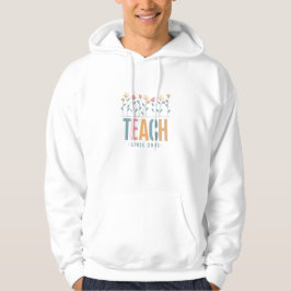 Leren sinds 2000 - Veteran Teacher Appreciation Hoodie