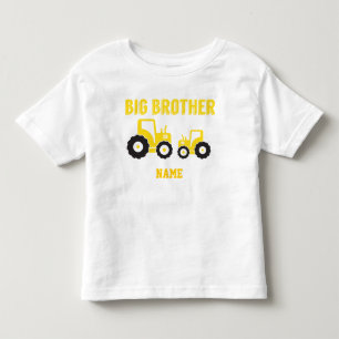 Leren Snoep Big Brother Tractor Kinder Shirts