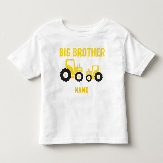 Leren Snoep Big Brother Tractor Kinder Shirts (Voorkant)