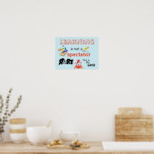 Leren . . . Stap in het spel! Classroom Poster (Keuken)