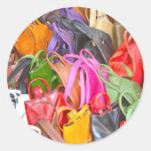 Leren tassen Stickers (Voorkant)