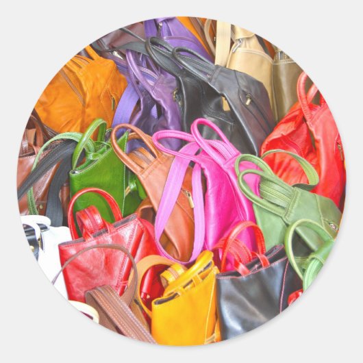 Leren tassen Stickers (Voorkant)