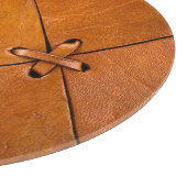 Leren textuur, natuurlijke zelfkant detail. snijplank (Hoek)