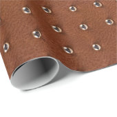 Leren textuur patroon cadeaupapier (Rol Hoek)