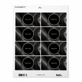 Leren textuur patroon etiket (Full Sheet)