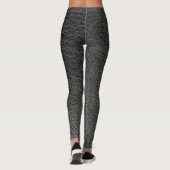 Leren textuur patroon leggings (Achterkant)