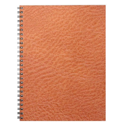 Leren textuur patroon notitieboek (Voorkant)