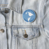 Leren tilt de geest op ronde button 5,7 cm (In situ)