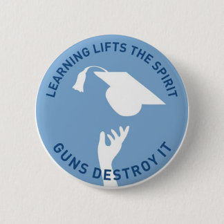 Leren tilt de geest op ronde button 5,7 cm