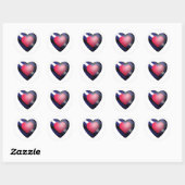 LEREN TROTS HART RONDE STICKER (Vel)