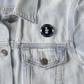 Leren trots ronde button 3,2 cm (In situ)