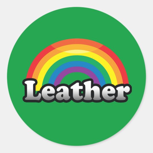 LEREN TROTS RONDE STICKER (Voorkant)