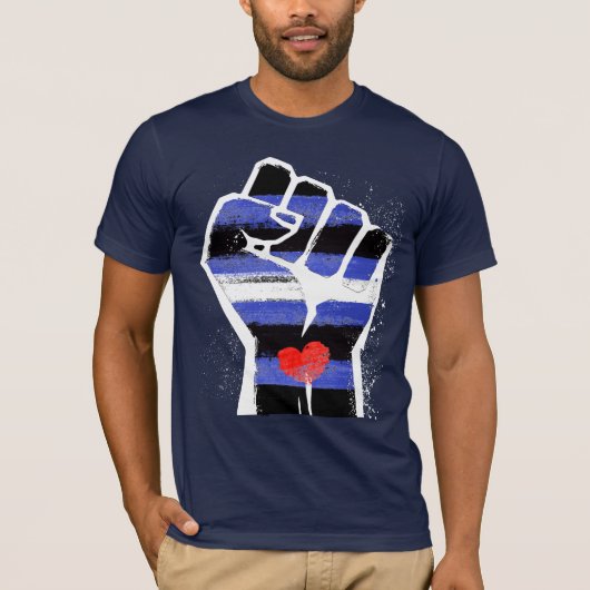 Leren trots weerstand t-shirt (Voorkant)