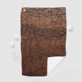 Leren uitstraling golfhanddoek (Insitu)