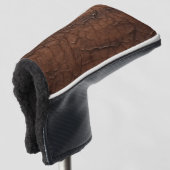 Leren-uitstraling Golfheadcover (3/4 voorkant)