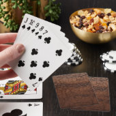 Leren uitstraling pokerkaarten (Insitu)