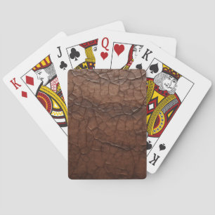 Leren uitstraling pokerkaarten
