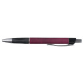 Leren Uitziende Maroon Pen met Aanpasbare Naam (Bodem)