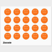 LEREN VADER DEFINITIE RONDE STICKER (Vel)