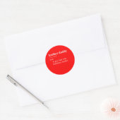 LEREN VADER DEFINITIE RONDE STICKER (Envelop)