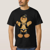 Leren Vader-Zoon Motorfiets Biker Grappig T-shirt (Voorkant)