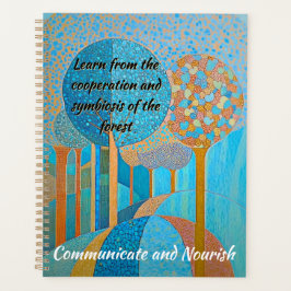 Leren van het bos planner