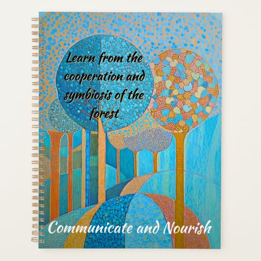 Leren van het bos planner (Voorkant)