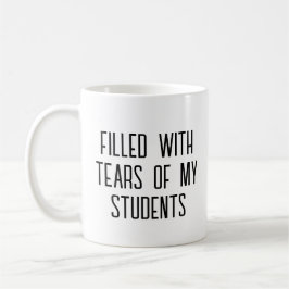 Leren van mijn studenten Funny Gift Teacher Teachi Koffiemok