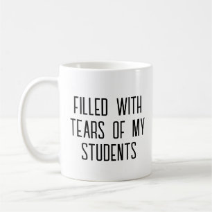 Leren van mijn studenten Funny Gift Teacher Teachi Koffiemok