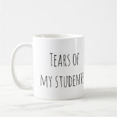 Leren van mijn studenten Funny Gift Teacher Teachi Koffiemok (Links)