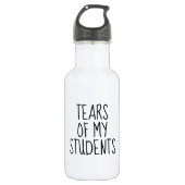 Leren van mijn studenten Funny Gift Teacher Teachi Waterfles (Voorkant)