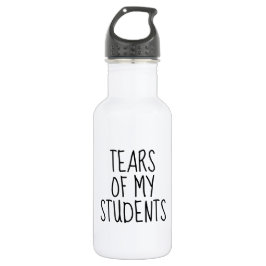Leren van mijn studenten Funny Gift Teacher Teachi Waterfles
