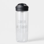 Leren van mijn studenten Funny Gift Teacher Teachi Waterfles<br><div class="desc">Dit ontwerp kan op het gebied worden gepersonaliseerd dat door de foto en/of tekst te veranderen wordt verstrekt. Of het kan worden aangepast door te klikken deze Sjabloon personaliseert en dan de klik te kiezen om verdere optie aan te passen en de kleur van de achtergrond te schrappen of te...</div>