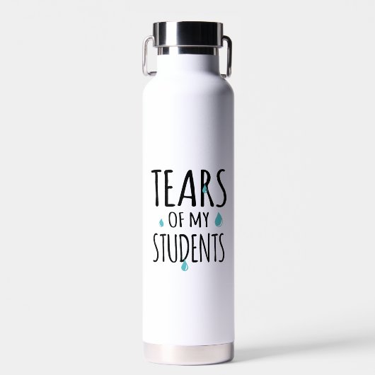 Leren van mijn studenten Funny Gift Teacher Teachi Waterfles (Voorkant)