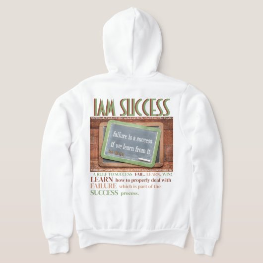 LEREN VAN MISLUKKINGEN HOODIE (Laag Achter)