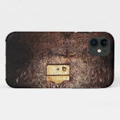 Leren vintage Case-Mate iPhone case (Achterkant (horizontaal))