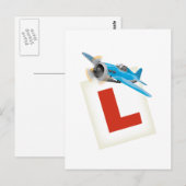 Leren vliegen briefkaart (Voorkant / Achterkant)