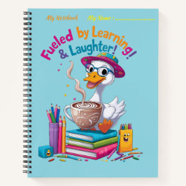 Leren vliegt Goose Notitieboek – Terug naar school