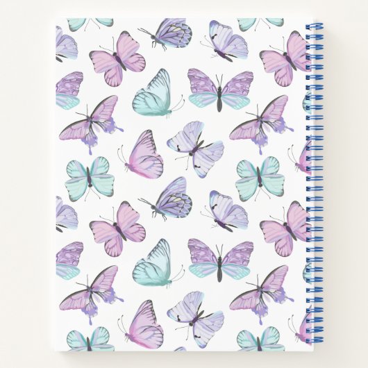 Leren vliegt Verrijdbare ganzen notebook – Terug n Notitieboek (Achterkant)