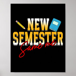 Leren voor examens Student Leren School Nieuw Poster