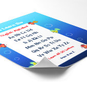 Leren we de ABC's Poster voor Kinderen (Hoek)