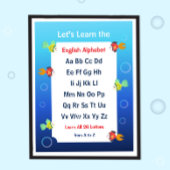 Leren we de ABC's Poster voor Kinderen