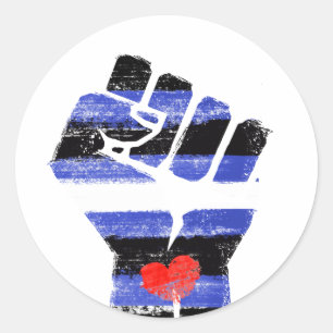 Leren Weerstand Ronde Sticker